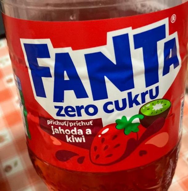 Fotografie - Jahoda a kiwi zero cukru Fanta