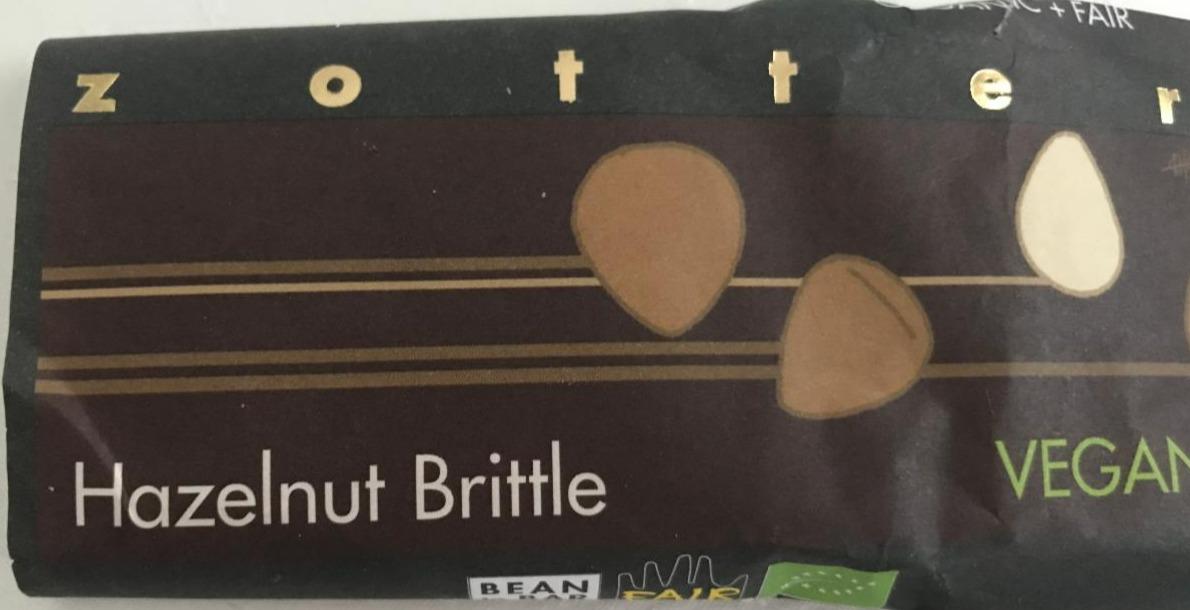 Fotografie - Hazelnut Brittle VEGAN Zotter