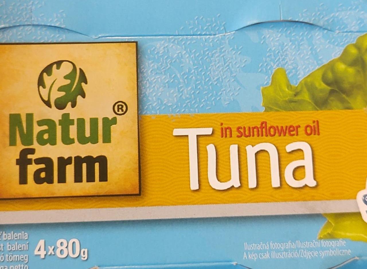 Fotografie - Tuna in sunflower oil Natur farm