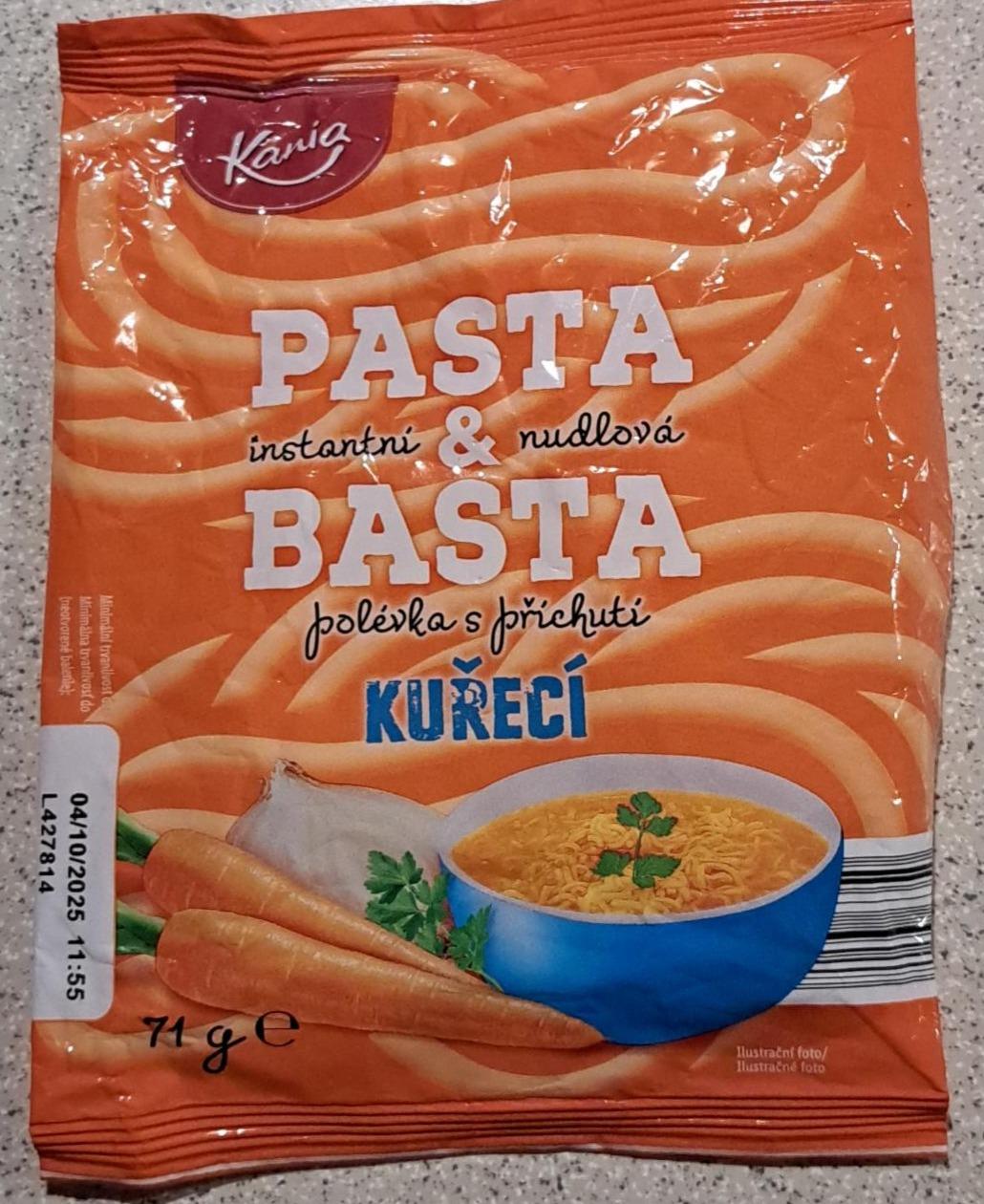 Fotografie - Pasta & basta Instantní nudlová polévka s příchutí kuřecí Kania