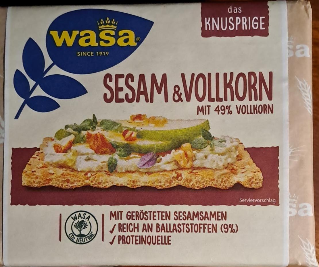 Fotografie - das Knusprige Sesam Vollkorn wasa