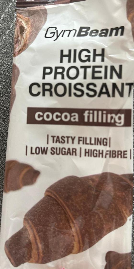 Fotografie - High protein croissant cocoa filling GymBeam