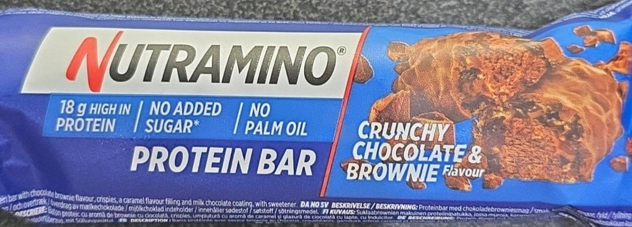 Fotografie - Protein bar Crunchy Chocolate & Brownie Nutramino