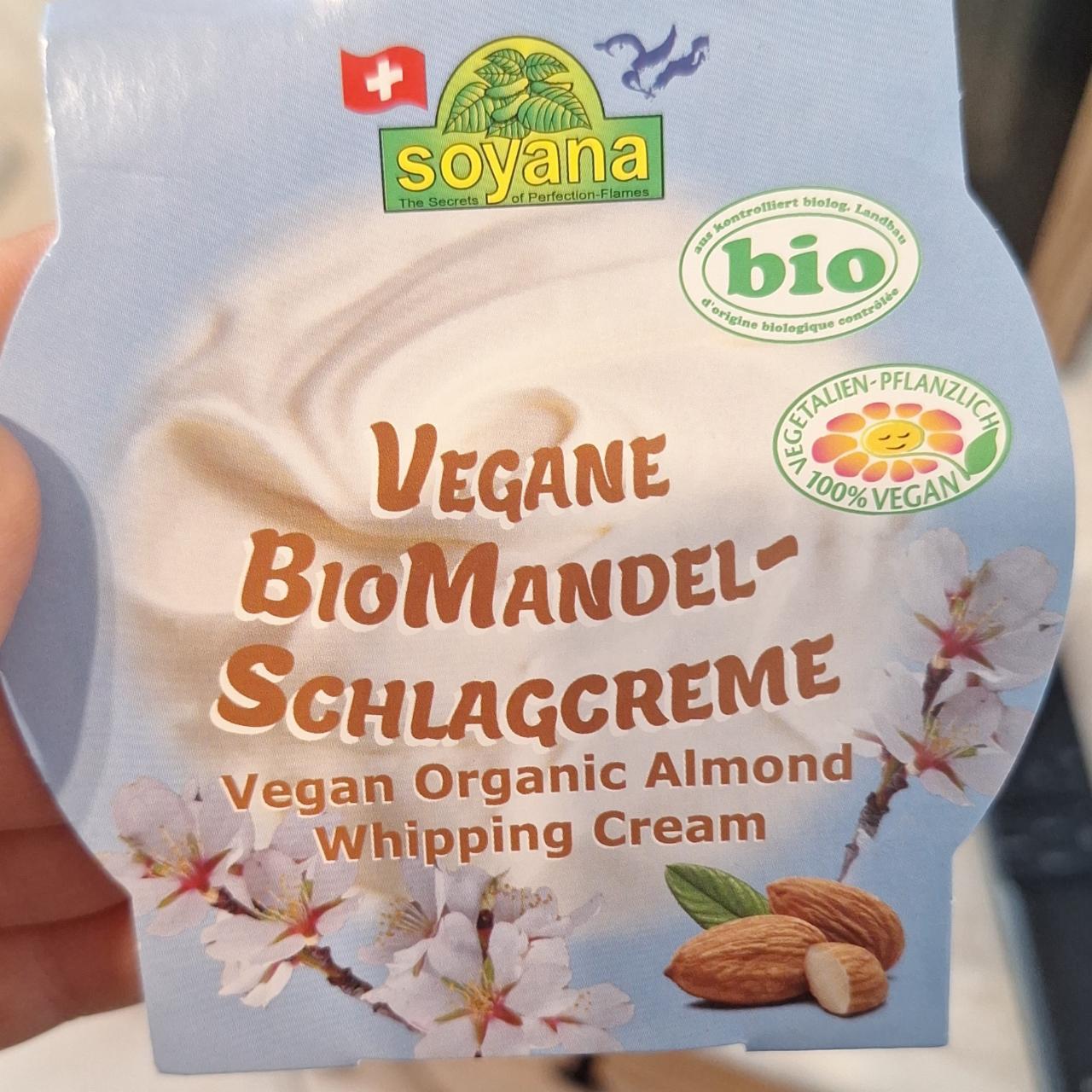 Fotografie - Vegane BioMandel-Schlagcreme Soyana