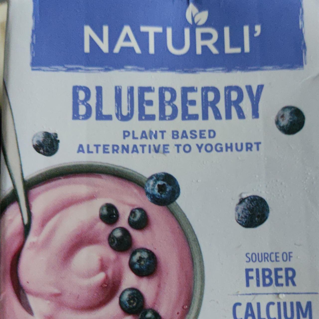 Fotografie - Blueberry Plant based alternative to yoghurt Naturli