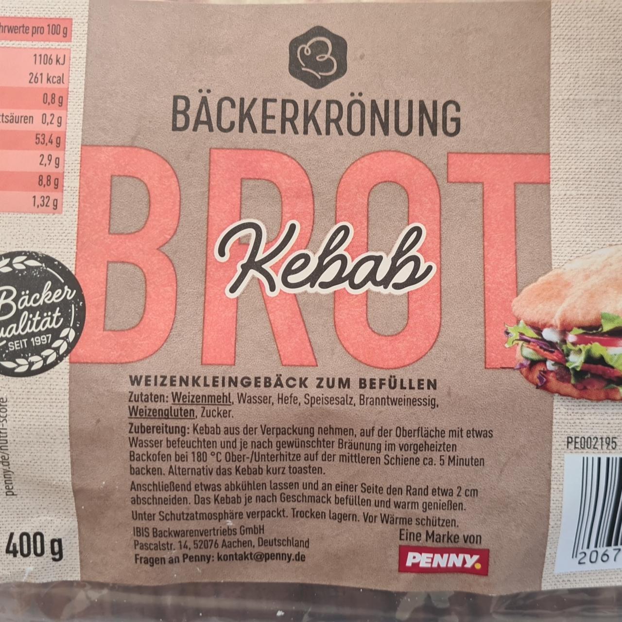 Fotografie - Kebab Brot Bäckerkrönung