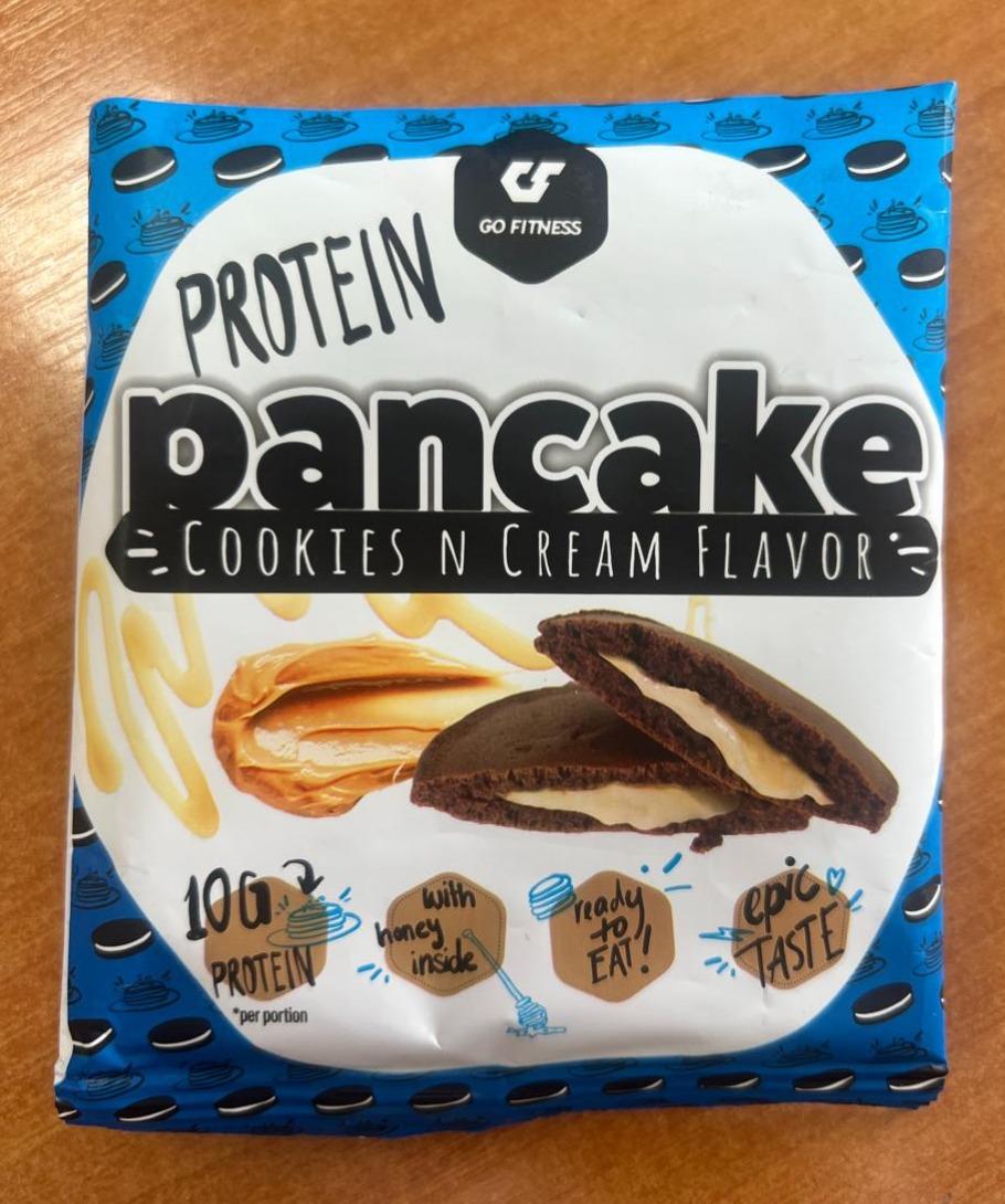 Fotografie - Protein pancake Cookies n cream flavor Go Fitness