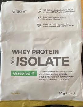 Fotografie - Whey protein 100% isolate vanilla Vilgain