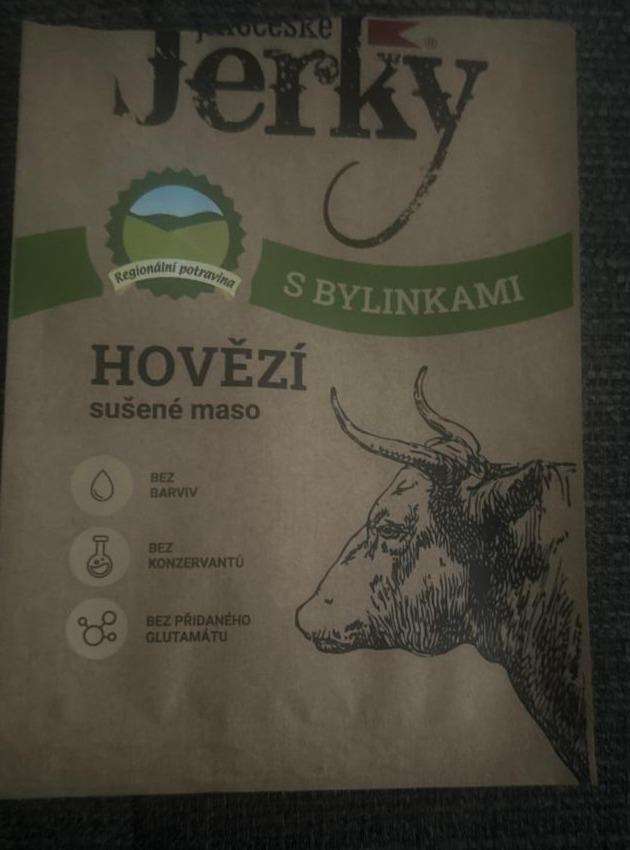 Fotografie - Hovězí sušené maso s bylinkami Jihočeské Jerky