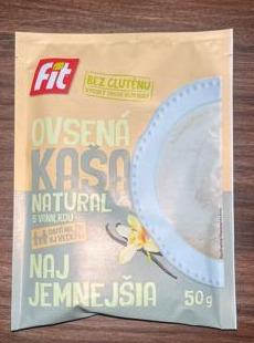 Fotografie - Ovsená kaša natural s vanilkou Fit