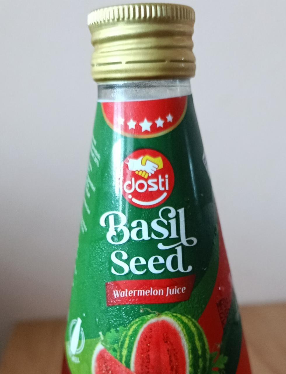 Fotografie - Basil Seed Watermelon Juice Dosti