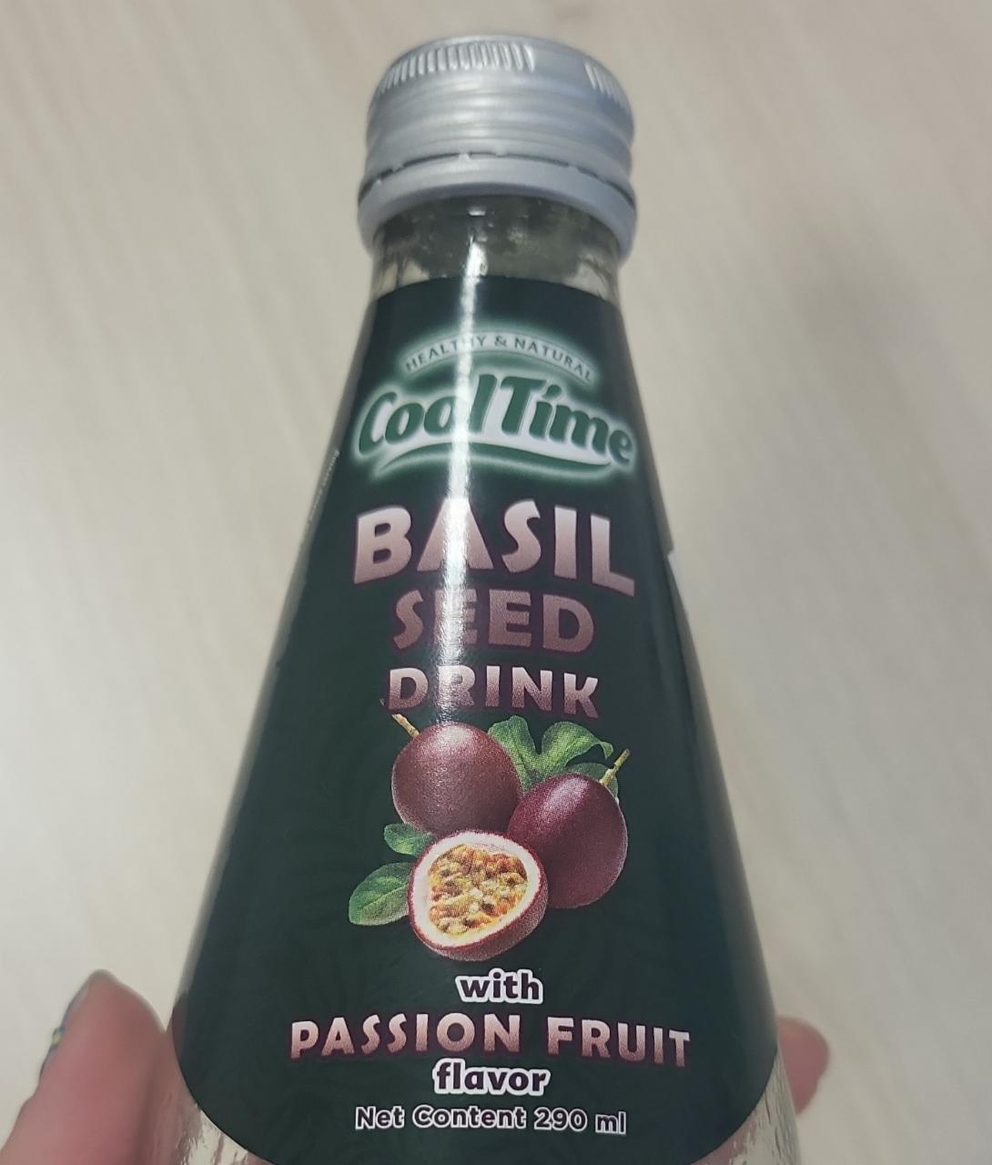 Fotografie - Basil Seed Drink with Passion Fruit flavor Cool Time