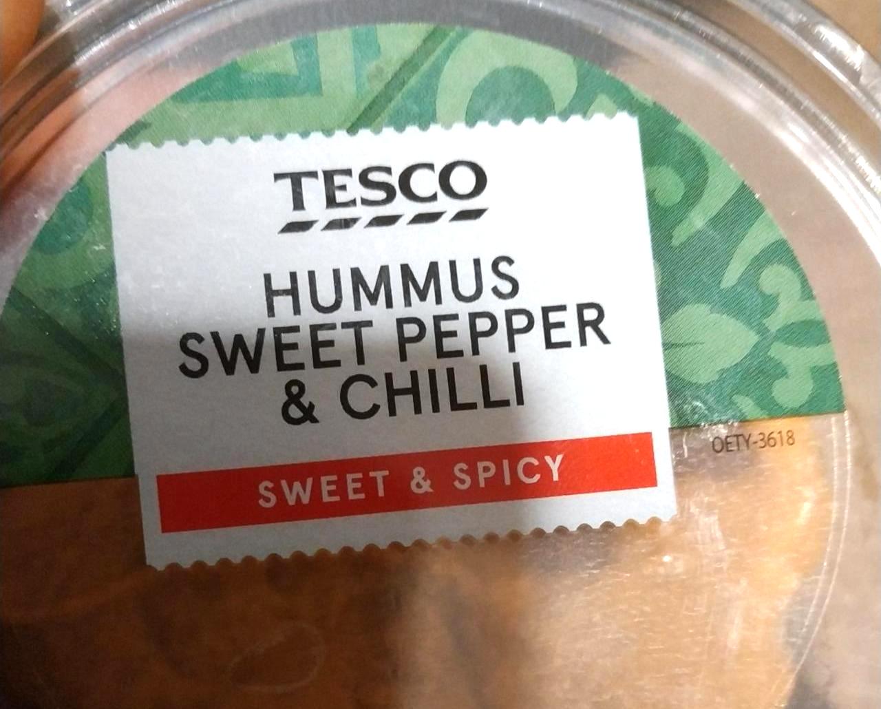 Fotografie - Hummus sweet pepper & chilli Tesco