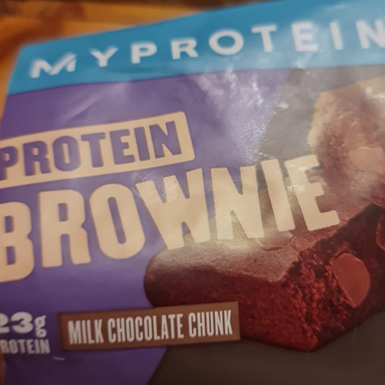 Fotografie - Protein brownie milk chocolate chunk Myprotein