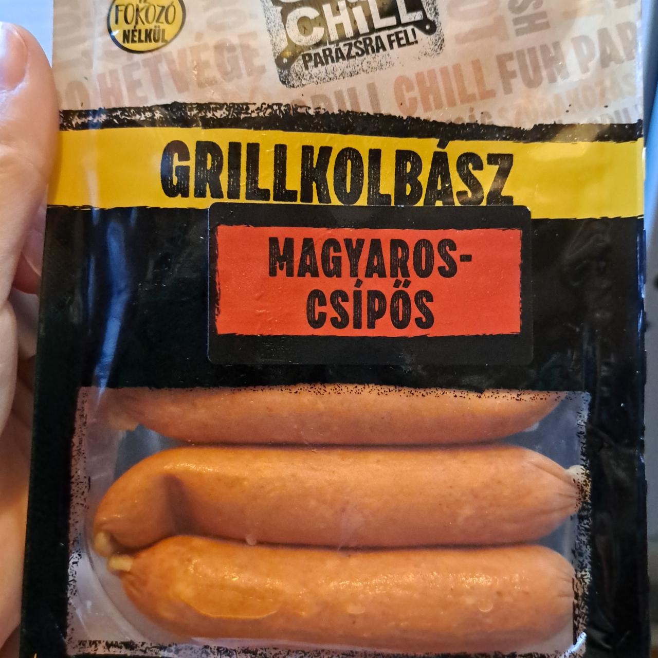 Fotografie - Grillkolbász magyaros-csípős Grill&Chill