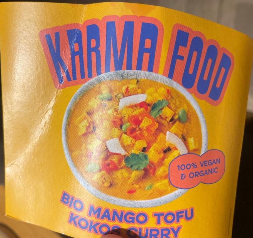 Fotografie - Bio Mango Tofu Kokos Curry Karma Food