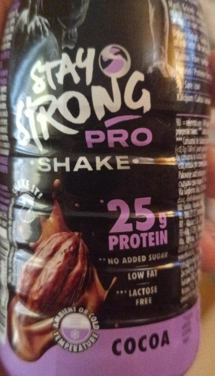 Fotografie - Pro Shake 25g protein Cocoa Stay Strong