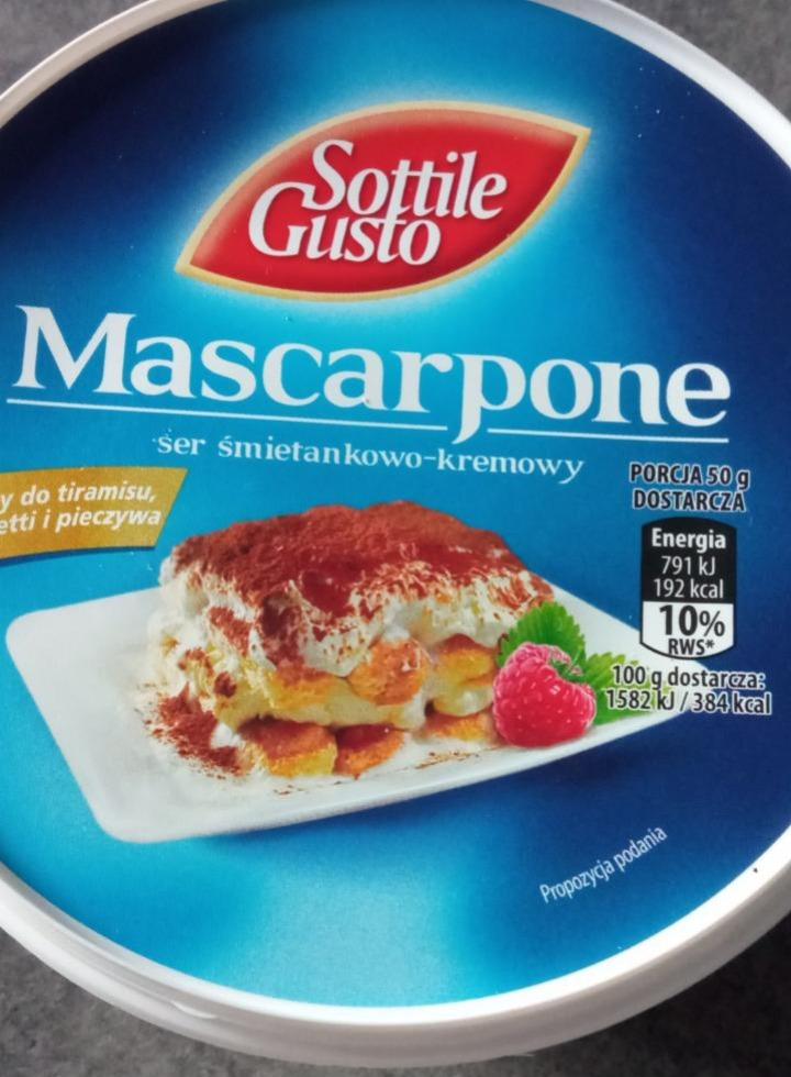 Fotografie - Mascarpone Sottile Gusto