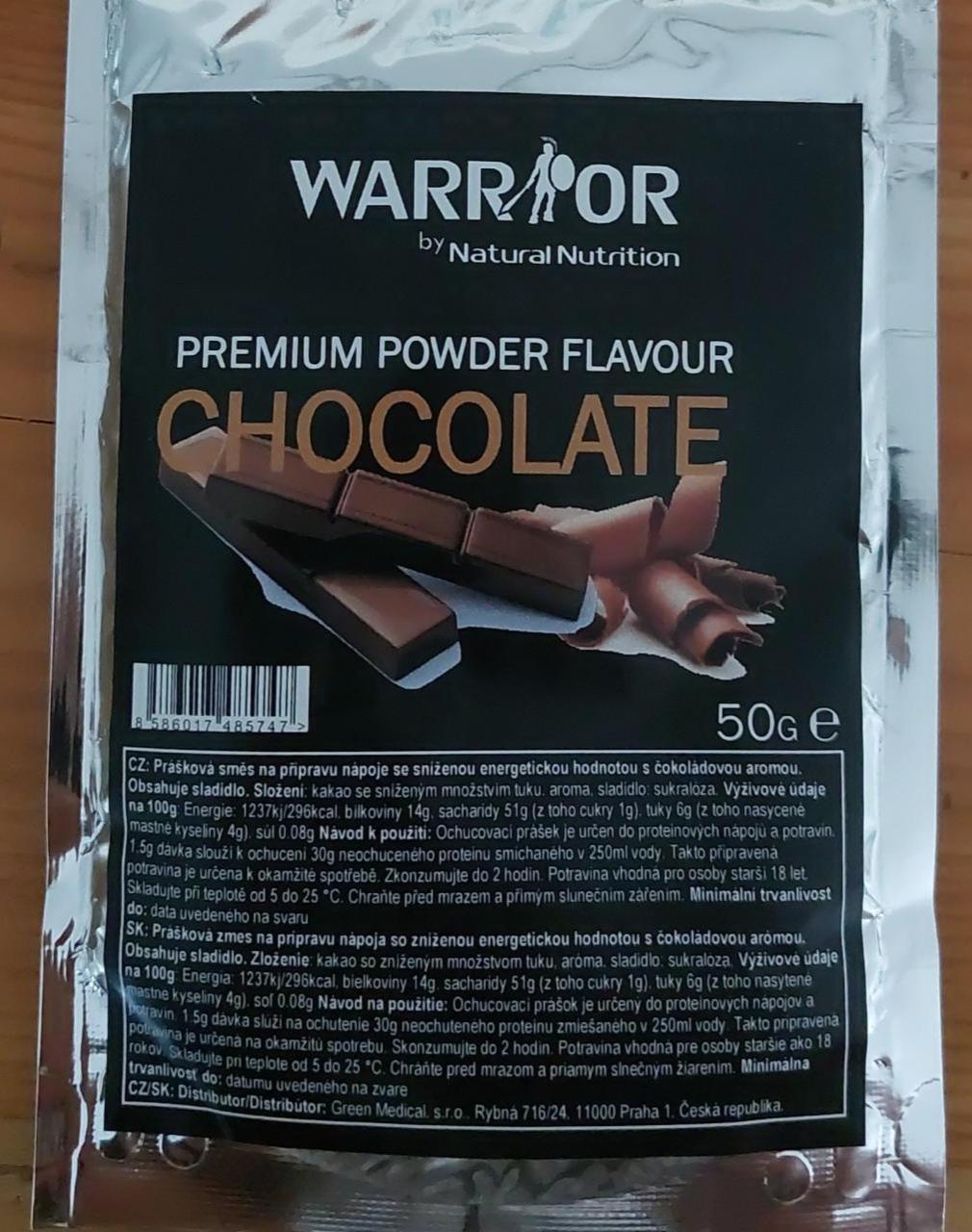 Fotografie - Warrior Premium powder flavour chocolate