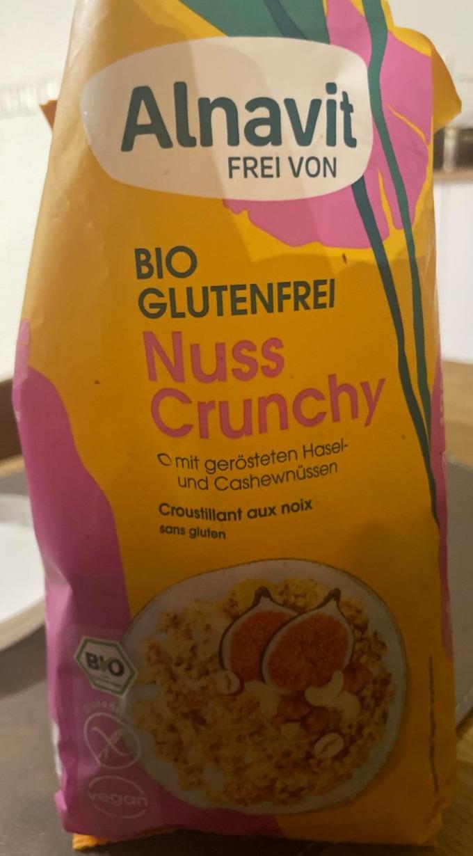 Fotografie - Nuss Crunchy Bio Glutenfrei Alnavit