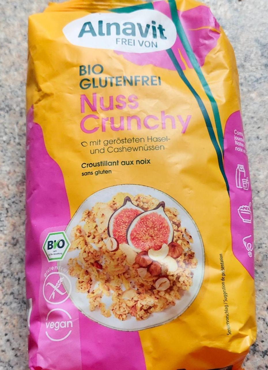 Fotografie - Nuss Crunchy Bio Glutenfrei Alnavit