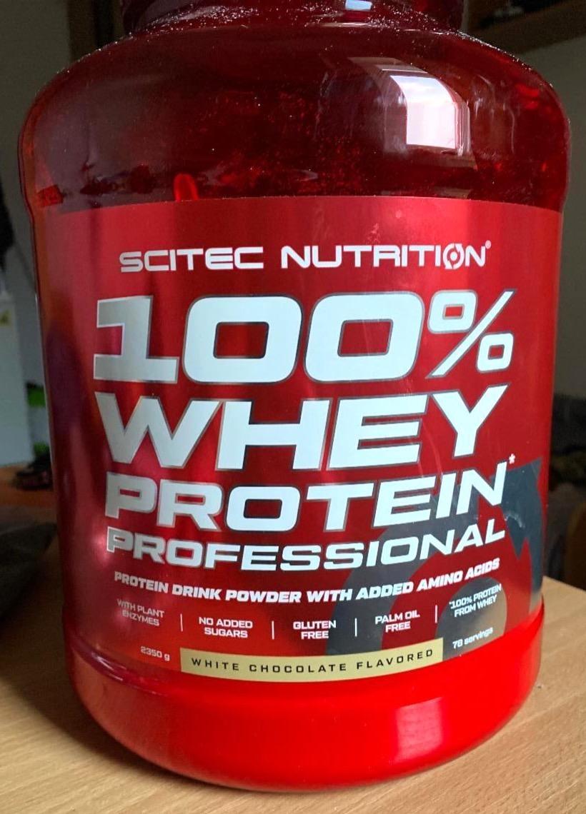 Fotografie - 100% Whey protein professional White chocolate Scitec nutrition