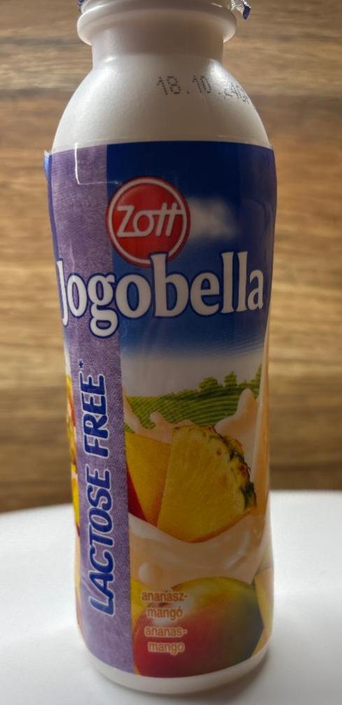 Fotografie - Jogobella Lactose Free Ananás Mango Zott