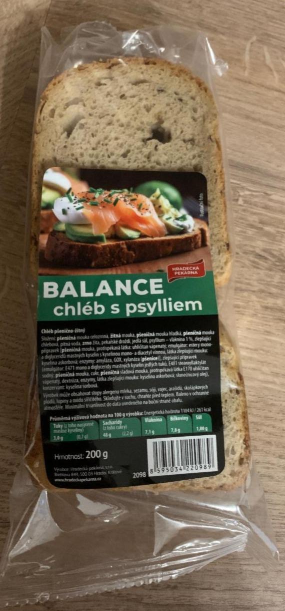 Fotografie - Balance chléb s psylliem Hradecká pekárna