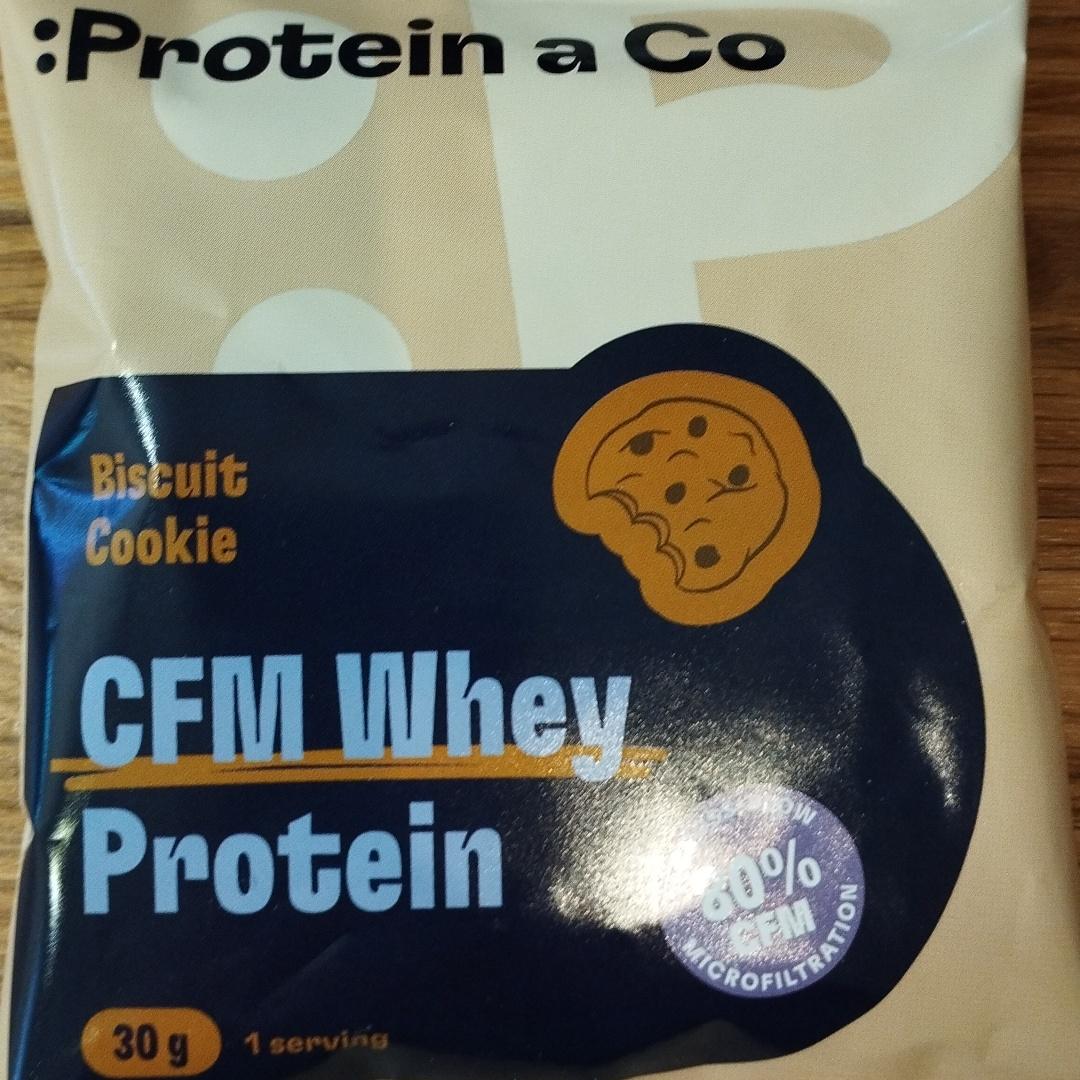 Fotografie - Cfm whey protein biscuit cookie Protein & Co.