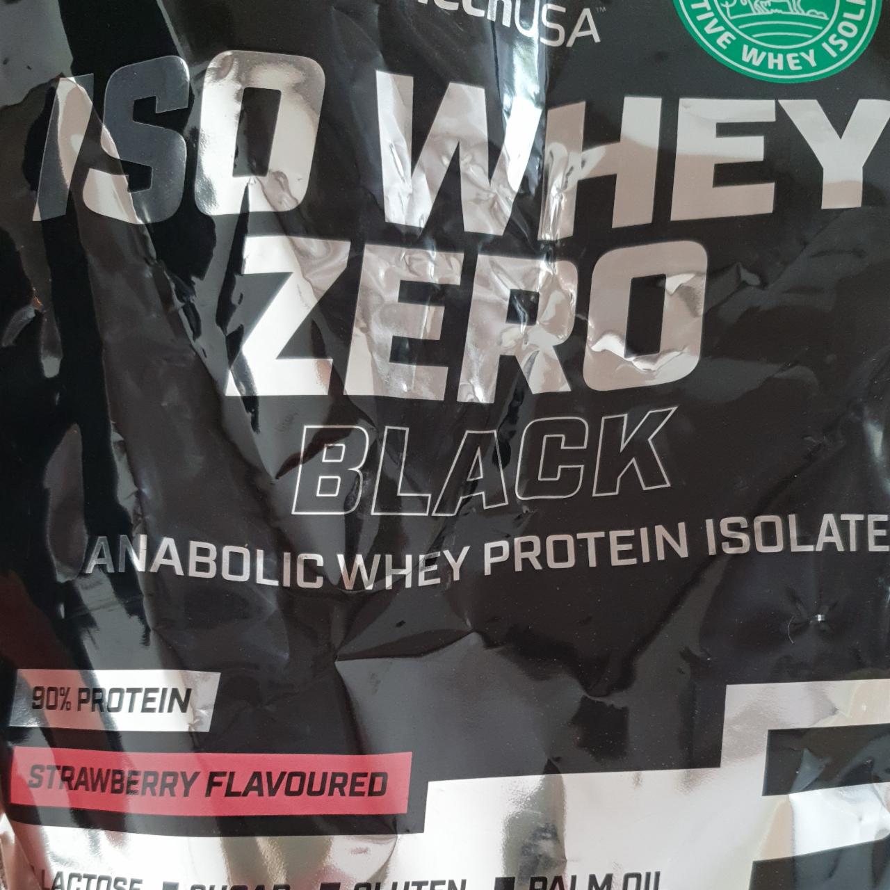 Fotografie - Iso whey black zero Strawberry BioTechUSA