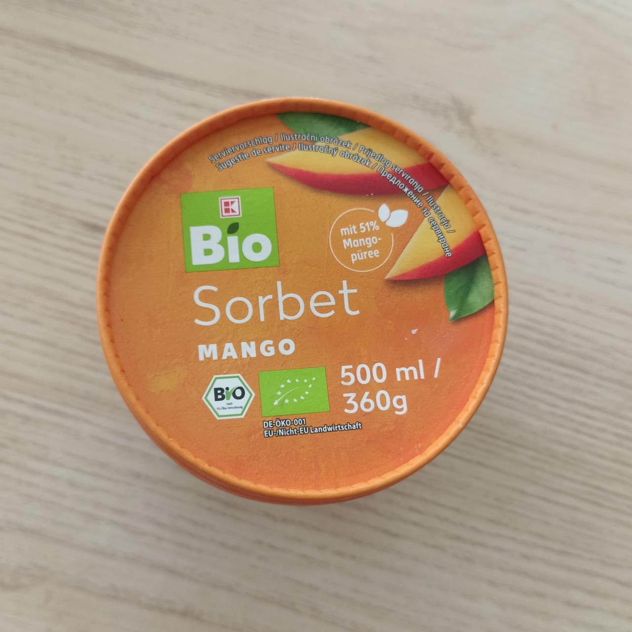 Fotografie - Sorbet Mango K-Bio