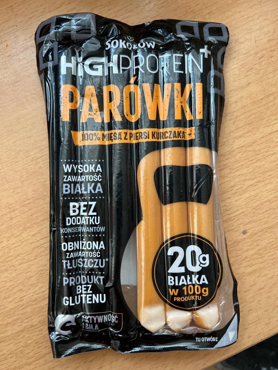 Fotografie - High protein parówki Sokołów