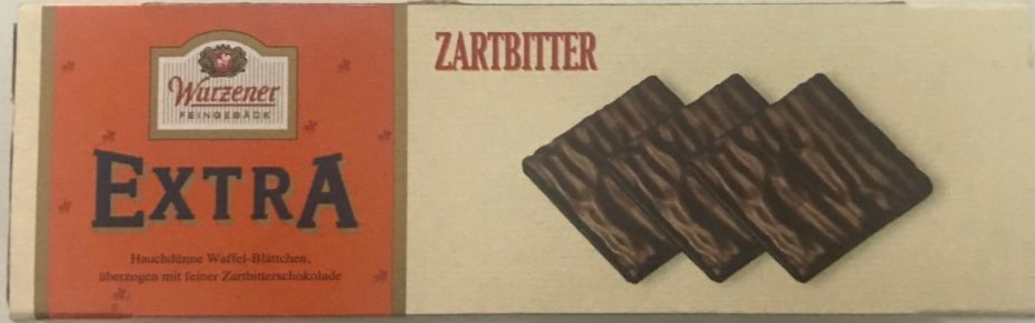 Fotografie - Extra Waffelblätter Zartbitter Wurzener