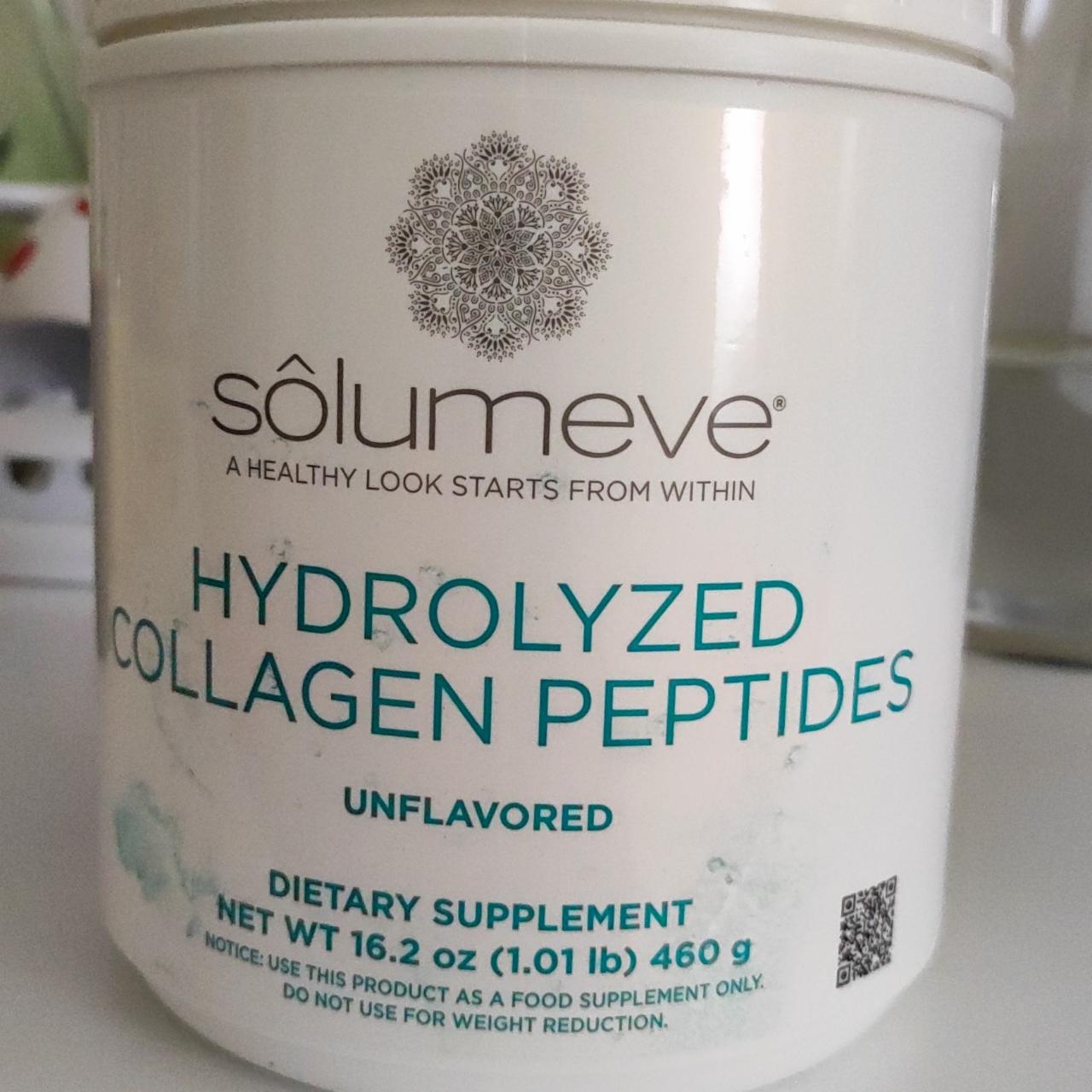 Fotografie - Hydrolyzed Collagen Peptides Unflavored Sôlumeve