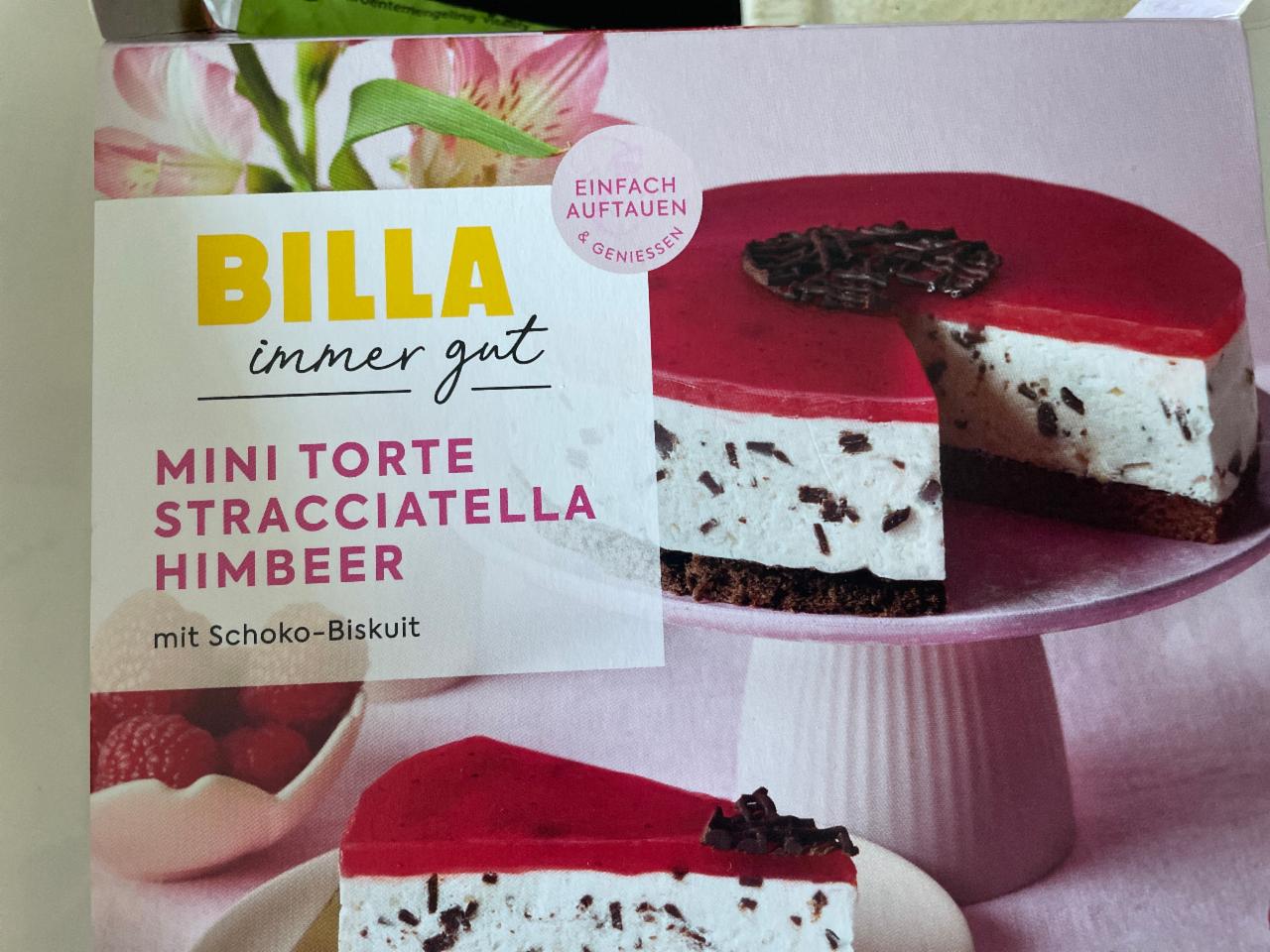 Fotografie - Mini Torte Stracciatella Himbeer Billa