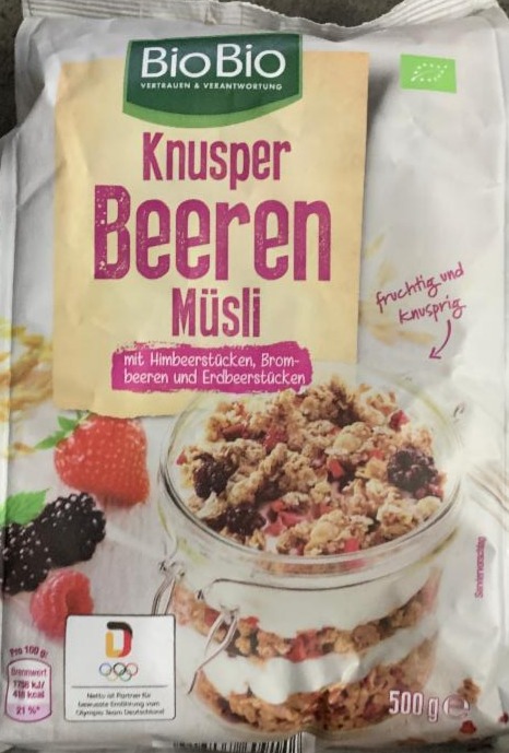 Fotografie - Knusper Beeren Műsli BioBio