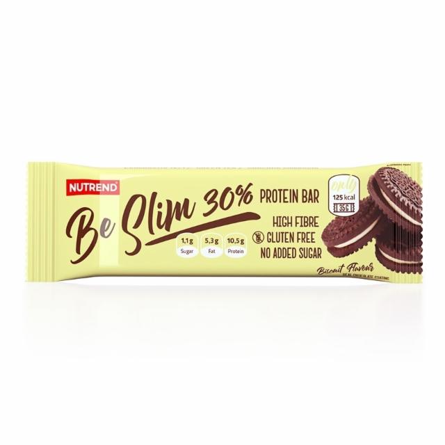 Fotografie - Be Slim 30% protein bar biscuit (sušenka) Nutrend