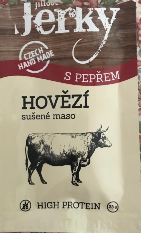 Fotografie - Hovězí sušené maso s pepřem Jihočeské Jerky