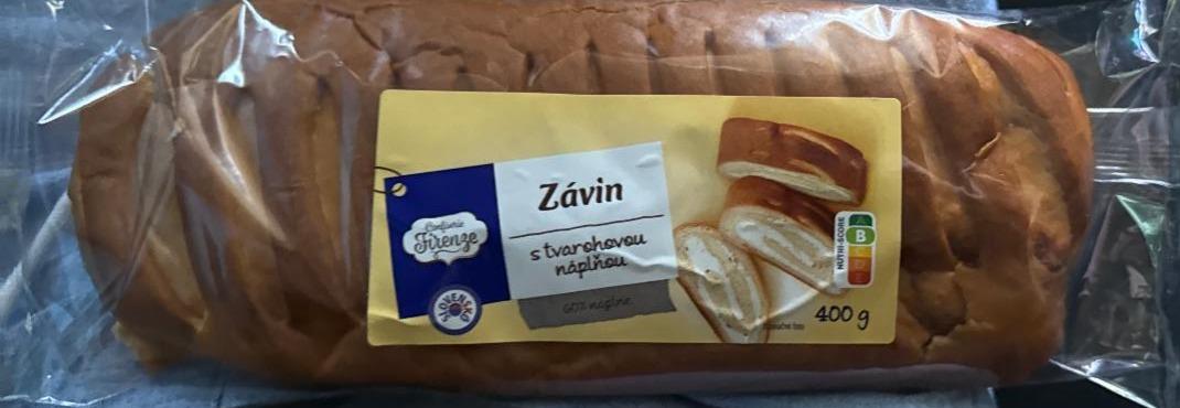 Fotografie - Závin s tvarohovou náplňou 60% náplne Confiserie Firenze