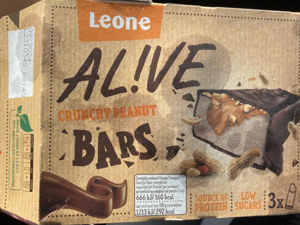 Fotografie - alive crunchy peanut bar