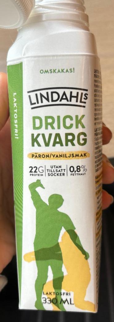 Fotografie - Drick kvarg päron/vaniljsmak laktosfri Lindahls