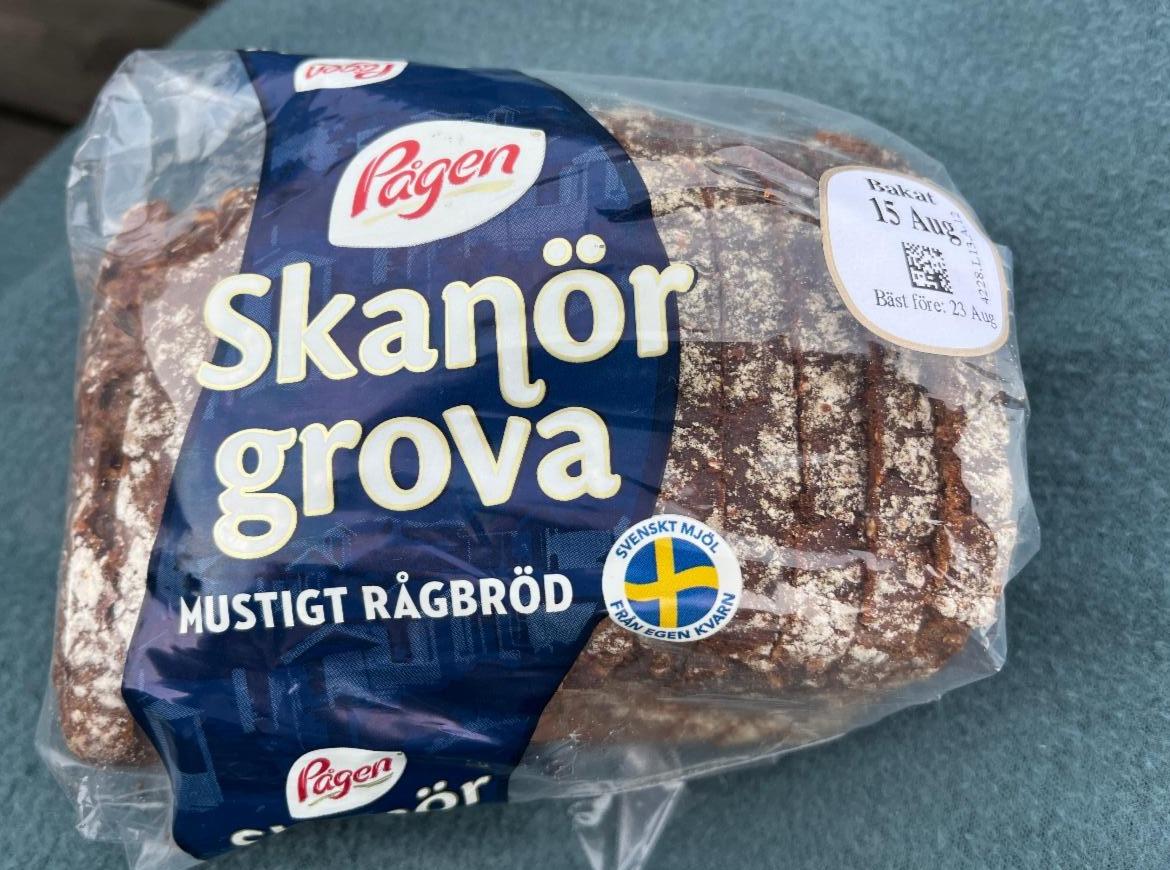 Fotografie - Skanör grova mustigt rågbröd Pågen