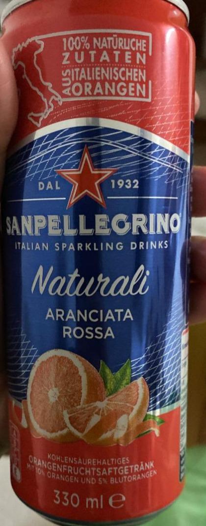 Fotografie - Naturali Aranciata Rossa Sanpellegrino