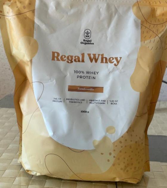 Fotografie - Regal Whey protein French vanilla Regal Organics