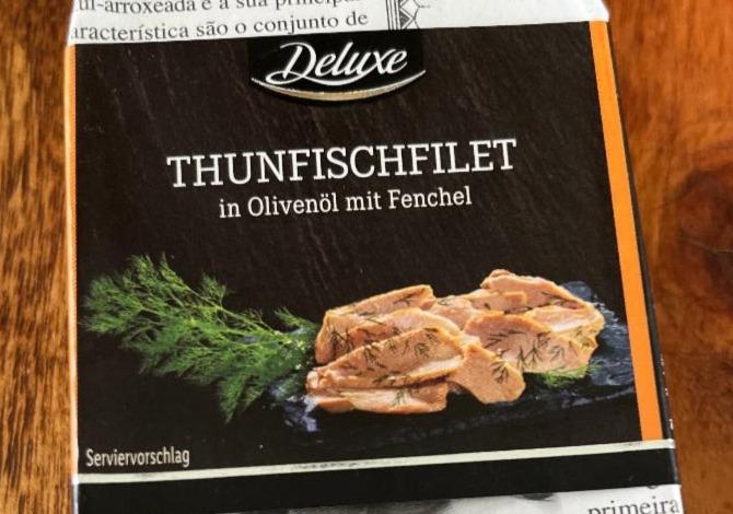 Fotografie - Thunfischfilet in Olivenöl mit Fenchel Deluxe