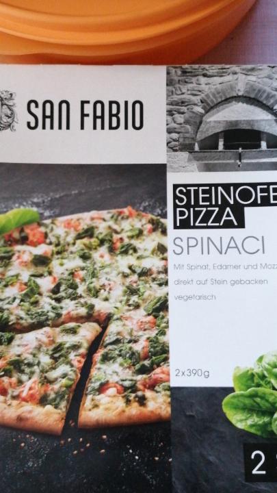 Fotografie - Steinofen pizza spinaci