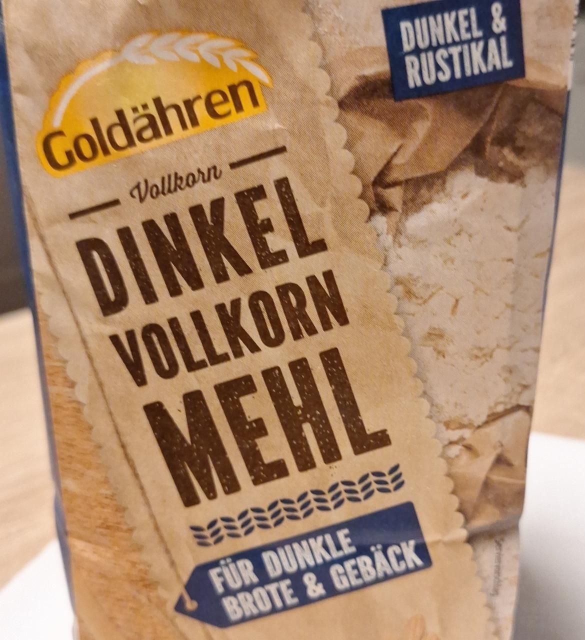 Fotografie - Dinkel Vollkorn Mehl Goldähren