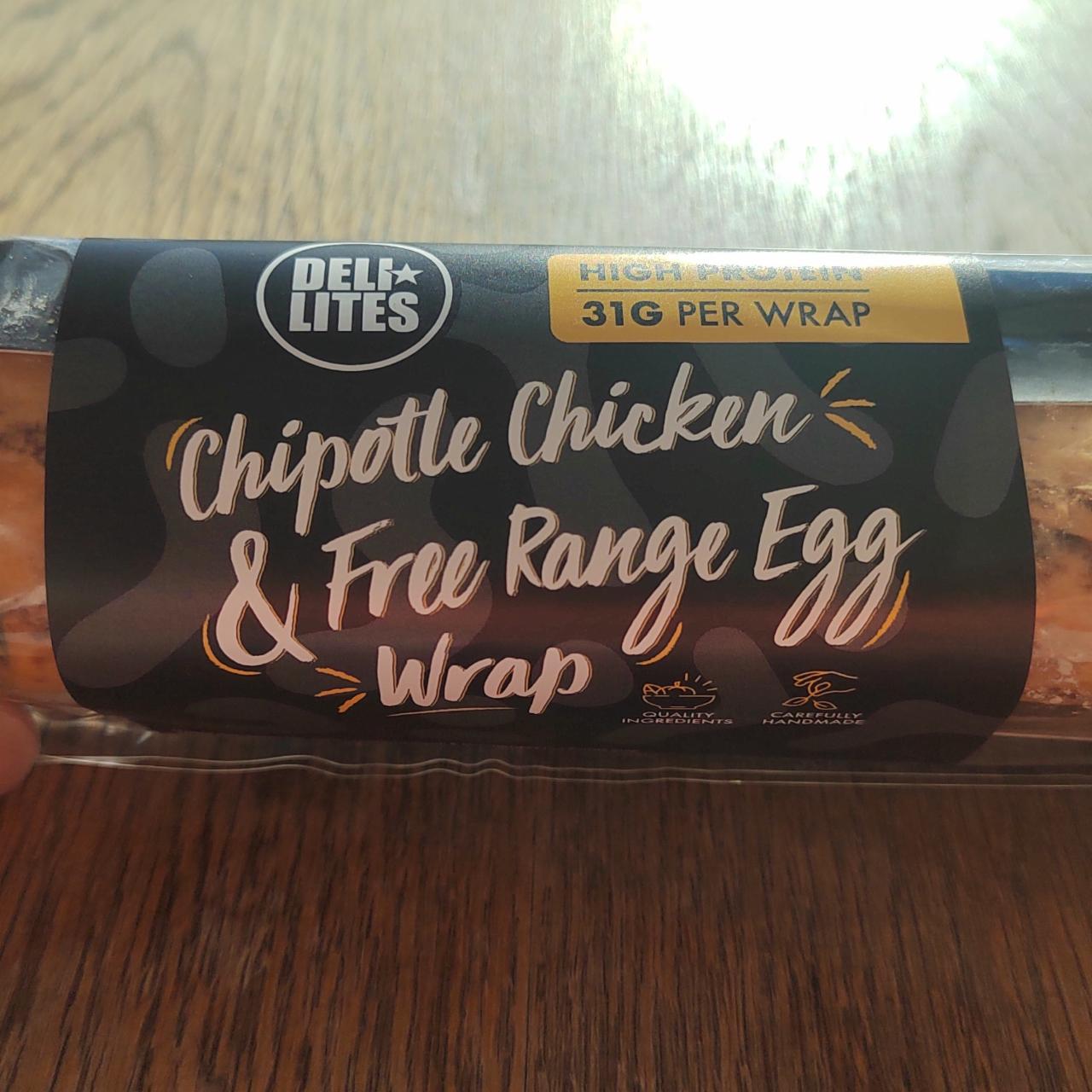 Fotografie - Chipotle Chicken & Free Range Egg Wrap