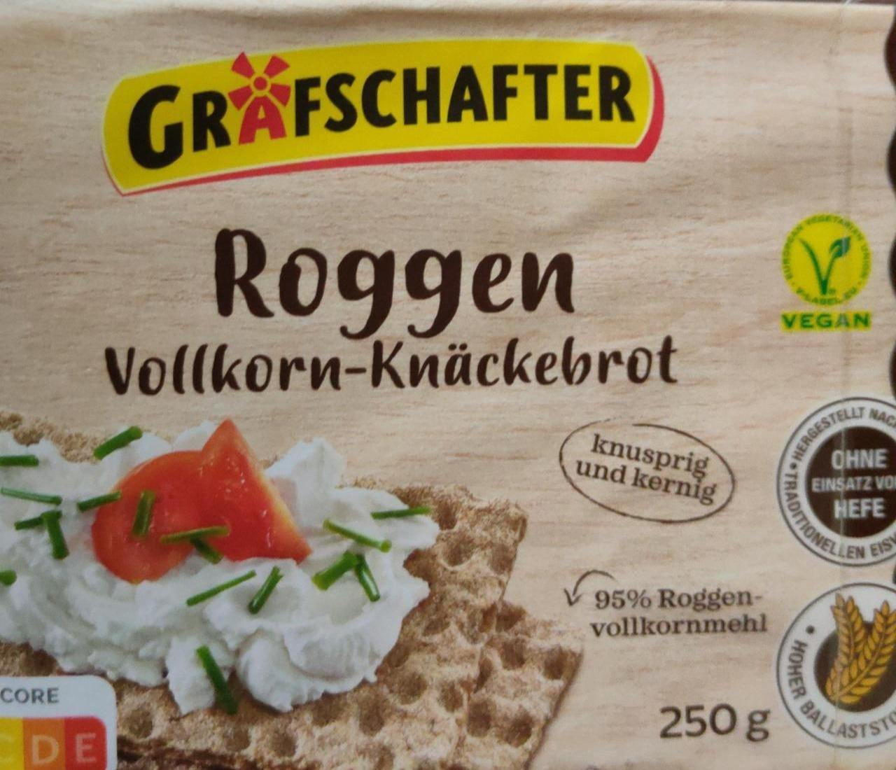 Fotografie - Roggen Vollkorn-Knäckebrot Grafschafter