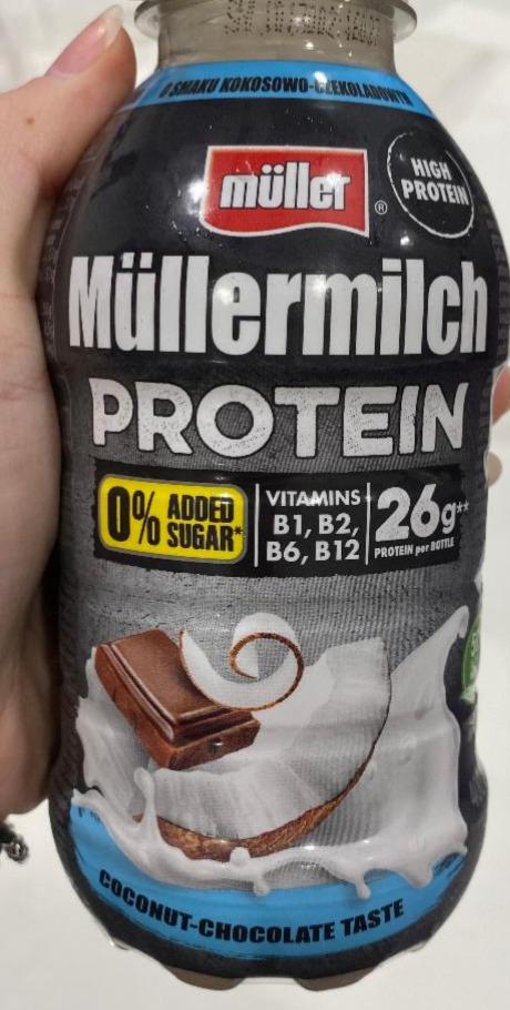 Fotografie - Müllermilch Protein Coconut-Chocolate taste